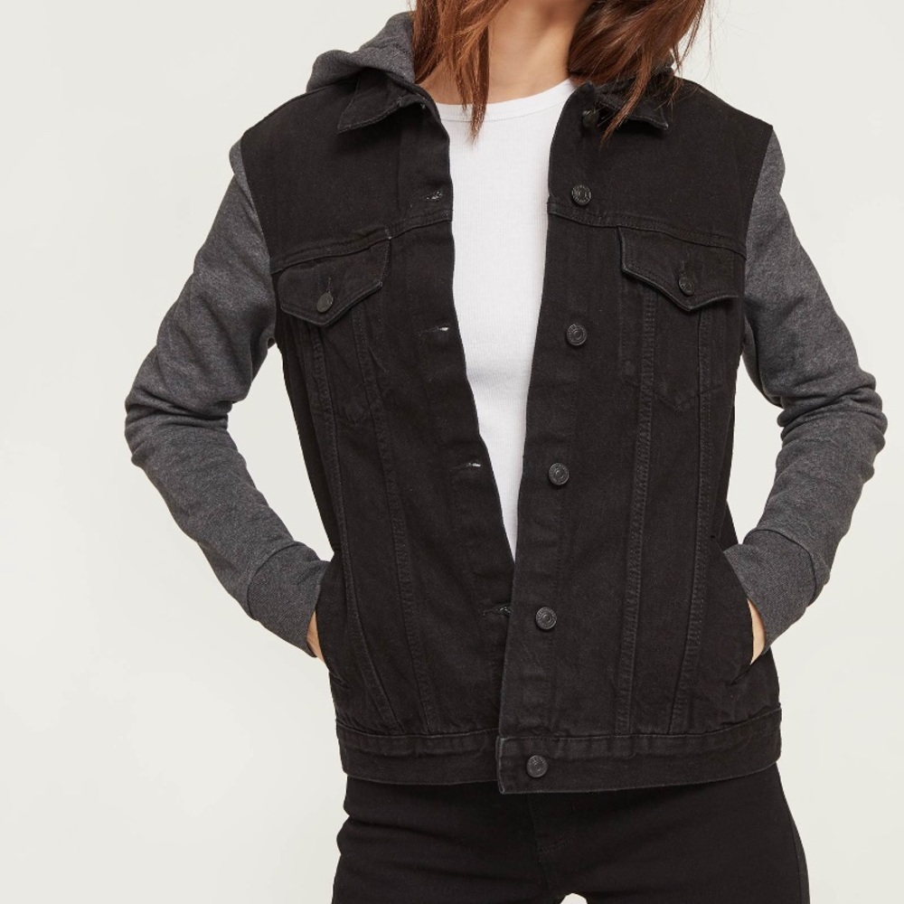Jean jacket hoodie